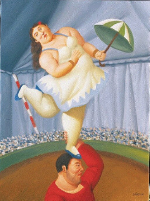 Fernando Botero, Equilibrista, 2006