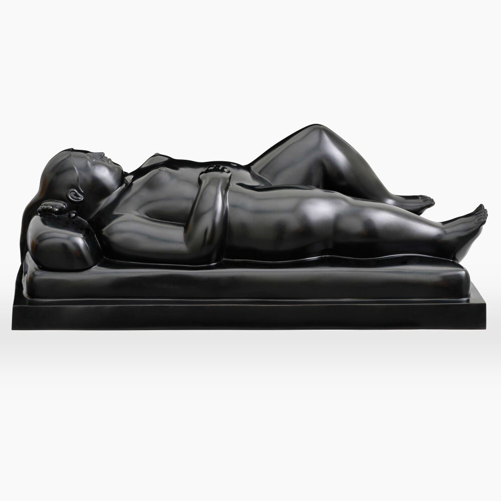 Fernando Botero, Donna distesa su materasso