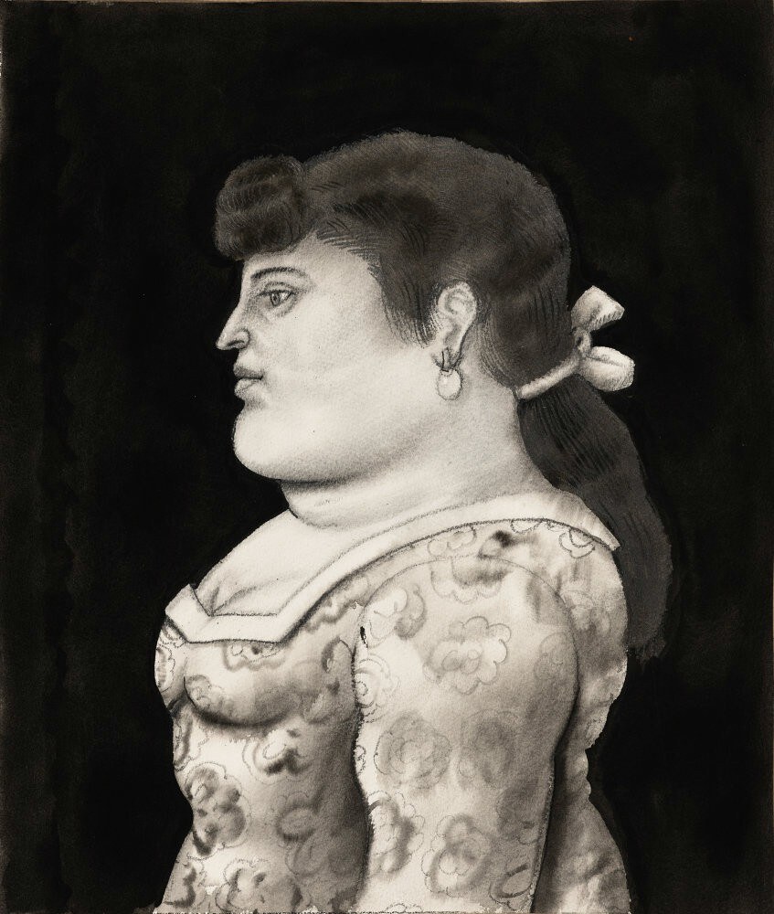 Fernando Botero, Donna di profilo
